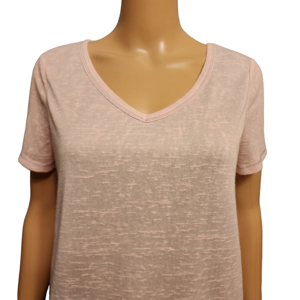 Marc New York Performance Pink & Gray Short Sleeve Top - Picture 4 of 11